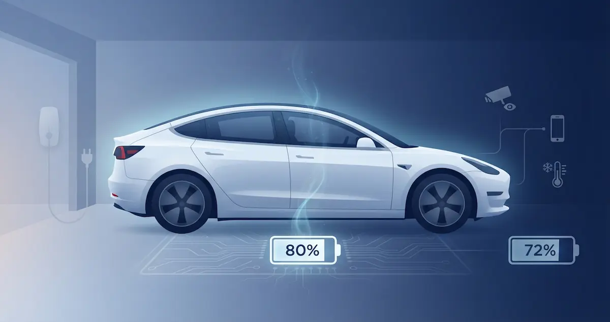 EV Battery Draining Overnight