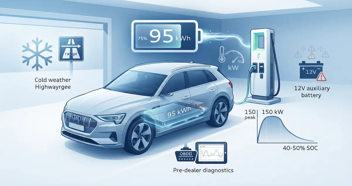 Audi e-tron Battery Problems