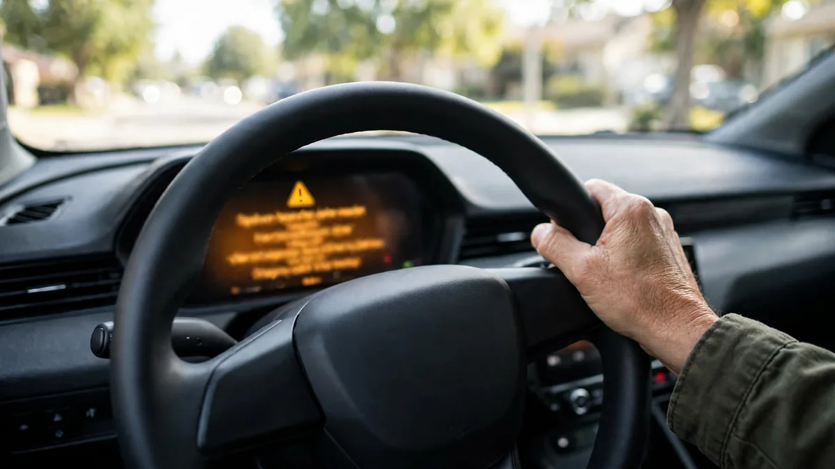 Chevy Bolt dashboard showing a service high voltage charging system warning